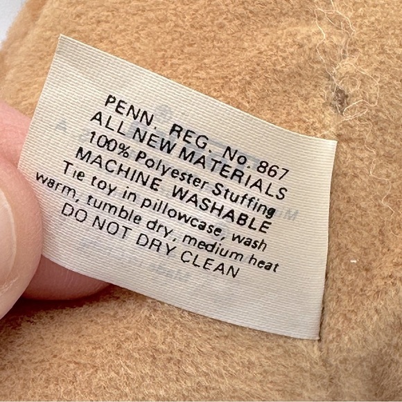 Vintage Pound Puppies Kitten Striped Orange Cat Plush Toy - Picture 7 of 7